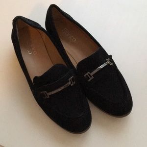 Franco Sarto black loafers